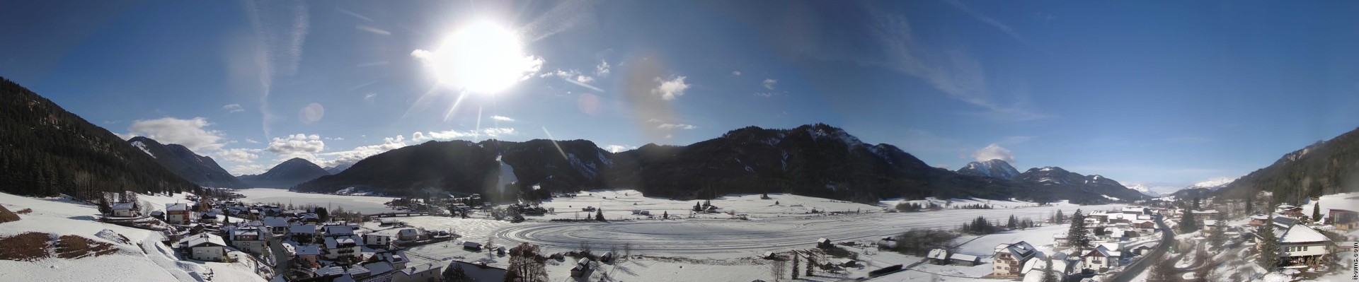 Archiv Foto Webcam Panoramablick auf den Weißensee in Kärnten