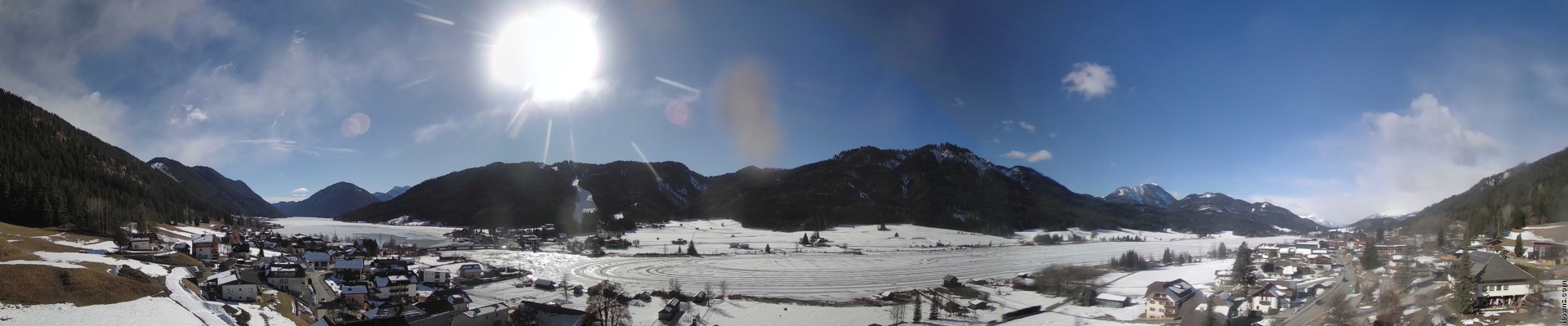 Archived image Webcam Weißensee lake (north of Hermagor)