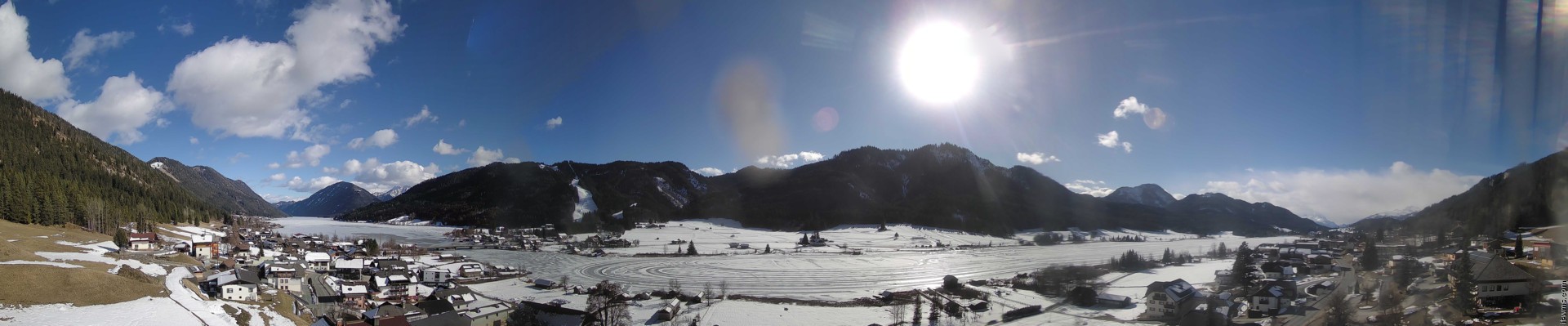 Archived image Webcam Weißensee lake (north of Hermagor)