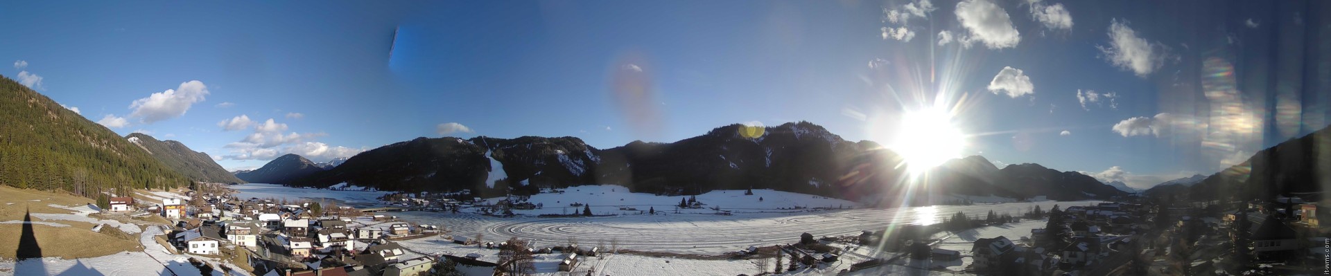 Archived image Webcam Weißensee lake (north of Hermagor)