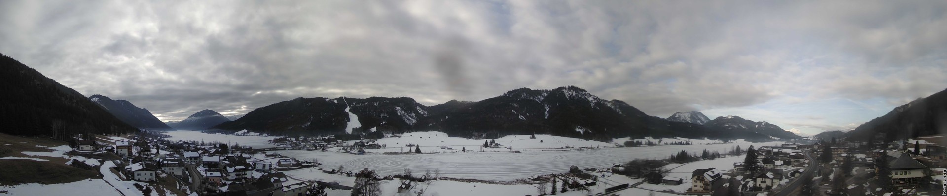 Archiv Foto Webcam Panoramablick auf den Weißensee in Kärnten