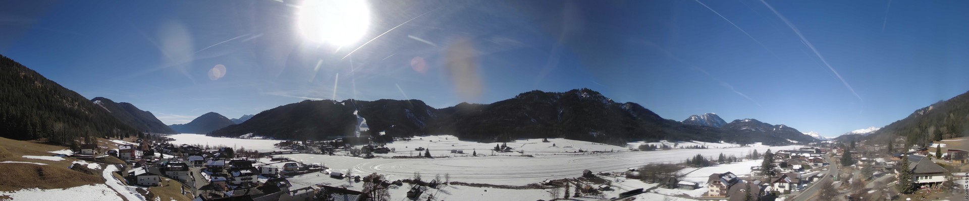 Archived image Webcam Weißensee lake (north of Hermagor)