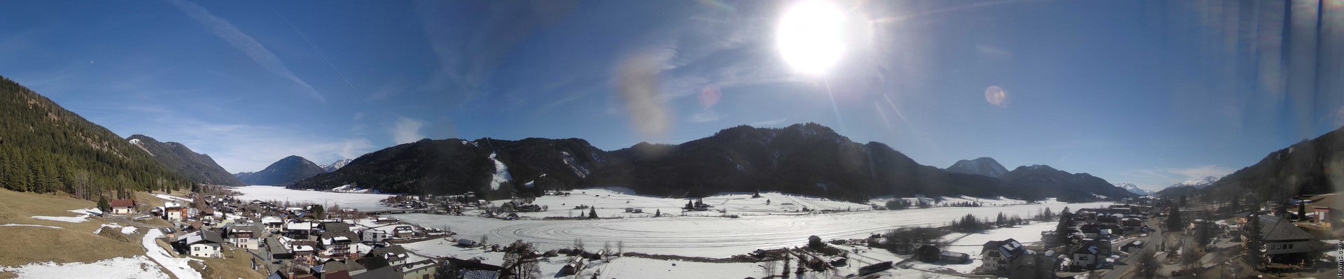 Archived image Webcam Weißensee lake (north of Hermagor)