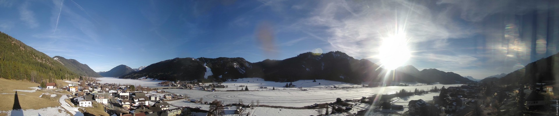 Archived image Webcam Weißensee lake (north of Hermagor)