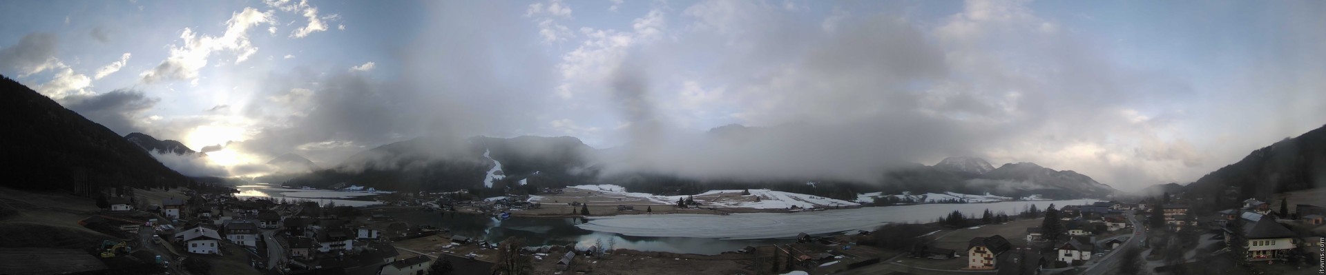 Archiv Foto Webcam Panoramablick auf den Weißensee in Kärnten