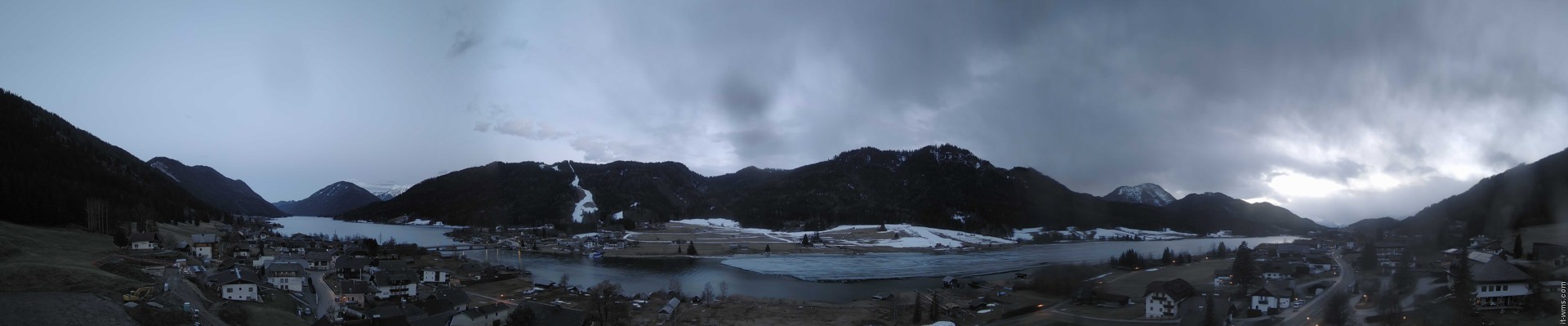 Archiv Foto Webcam Panoramablick auf den Weißensee in Kärnten
