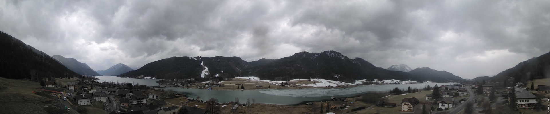 Archived image Webcam Weißensee lake (north of Hermagor)