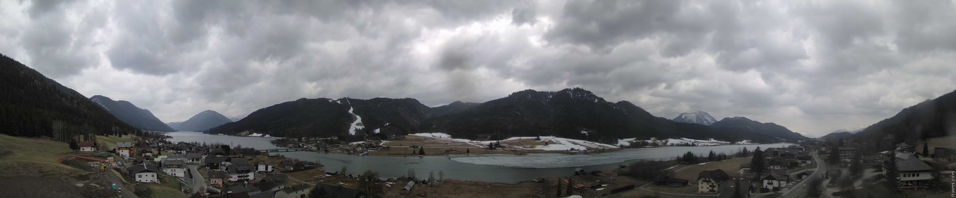Archived image Webcam Weißensee lake (north of Hermagor)