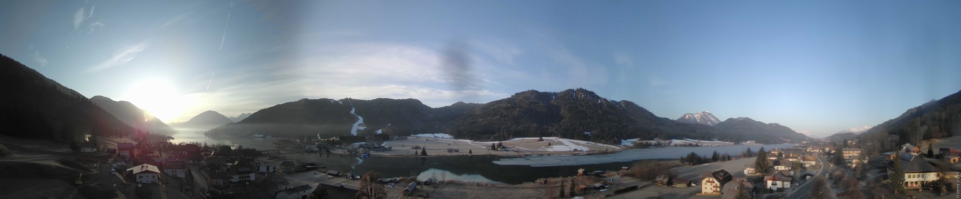 Archived image Webcam Weißensee lake (north of Hermagor)