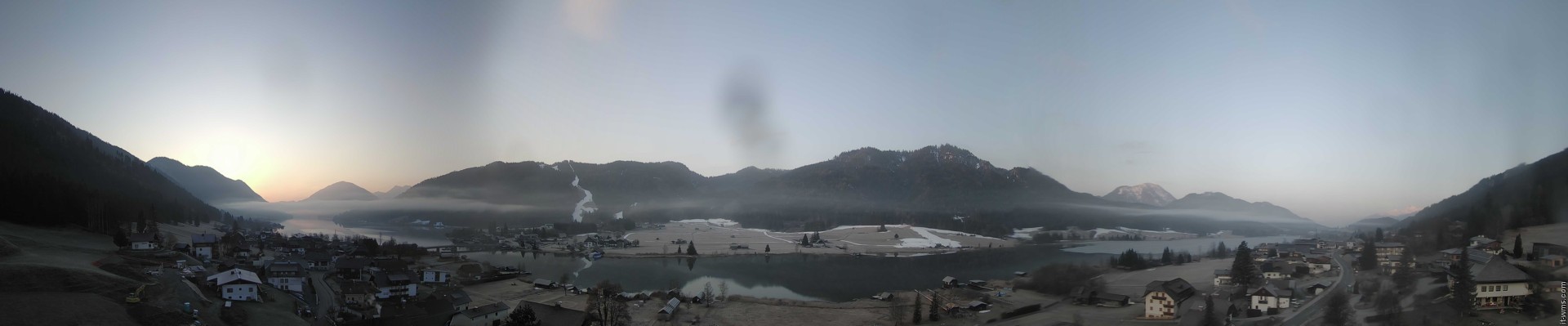 Archiv Foto Webcam Panoramablick auf den Weißensee in Kärnten