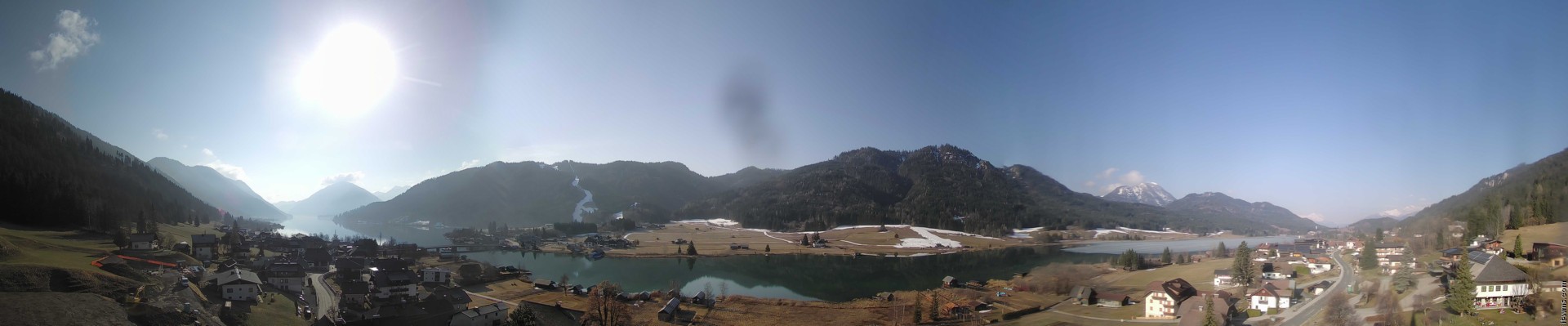 Archiv Foto Webcam Panoramablick auf den Weißensee in Kärnten