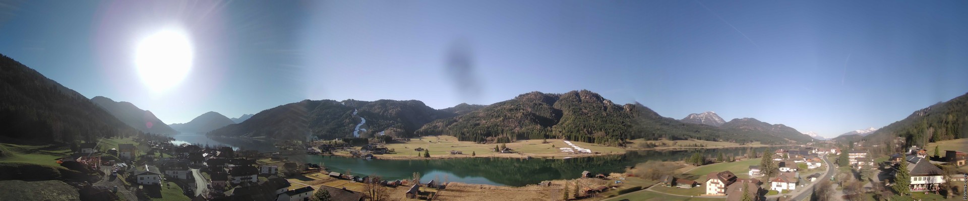 Archiv Foto Webcam Panoramablick auf den Weißensee in Kärnten