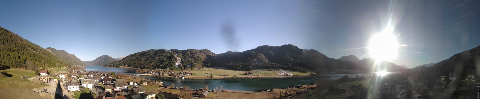 Archiv Foto Webcam Panoramablick auf den Weißensee in Kärnten