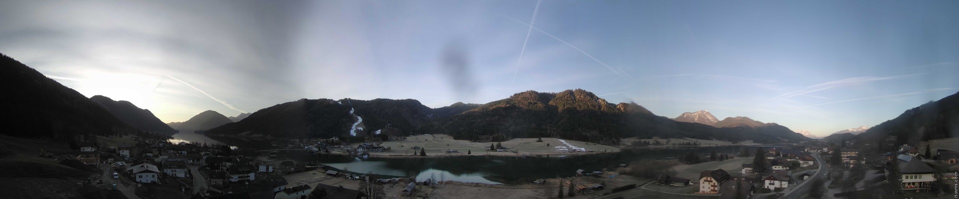 Archiv Foto Webcam Panoramablick auf den Weißensee in Kärnten