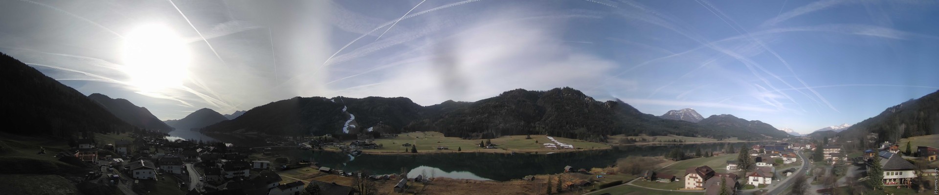 Archiv Foto Webcam Panoramablick auf den Weißensee in Kärnten