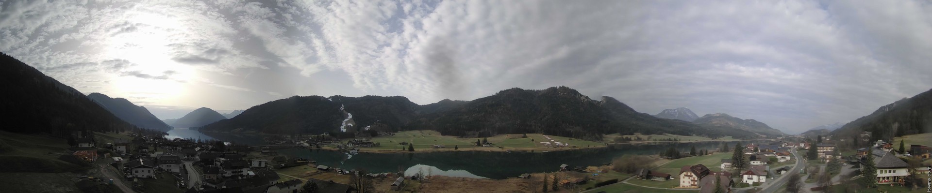 Archived image Webcam Weißensee lake (north of Hermagor)