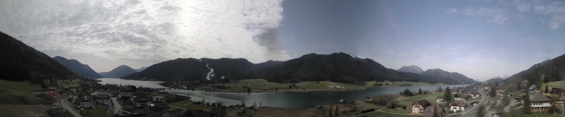 Archived image Webcam Weißensee lake (north of Hermagor)