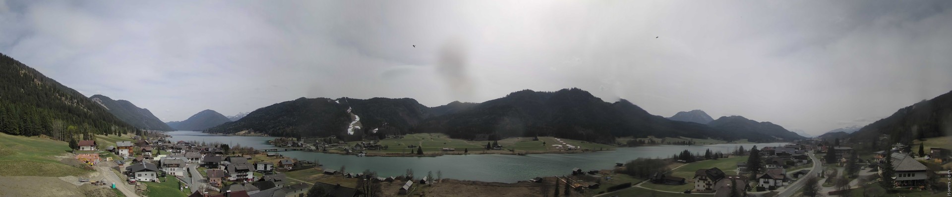 Archived image Webcam Weißensee lake (north of Hermagor)