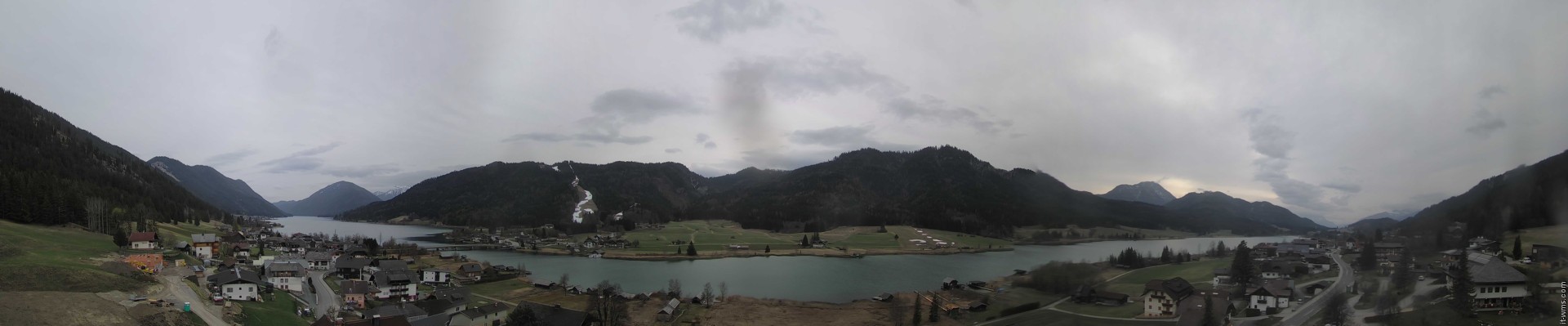 Archived image Webcam Weißensee lake (north of Hermagor)