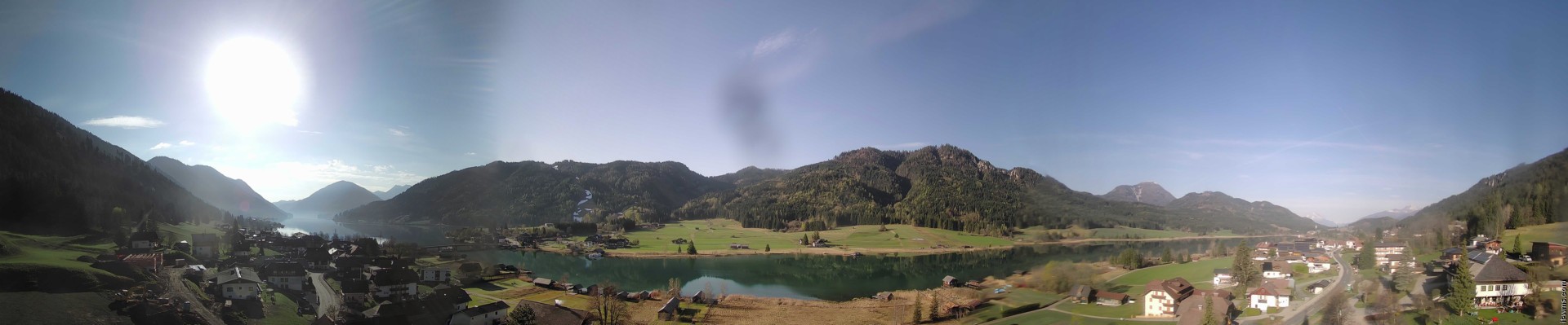 Archiv Foto Webcam Panoramablick auf den Weißensee in Kärnten
