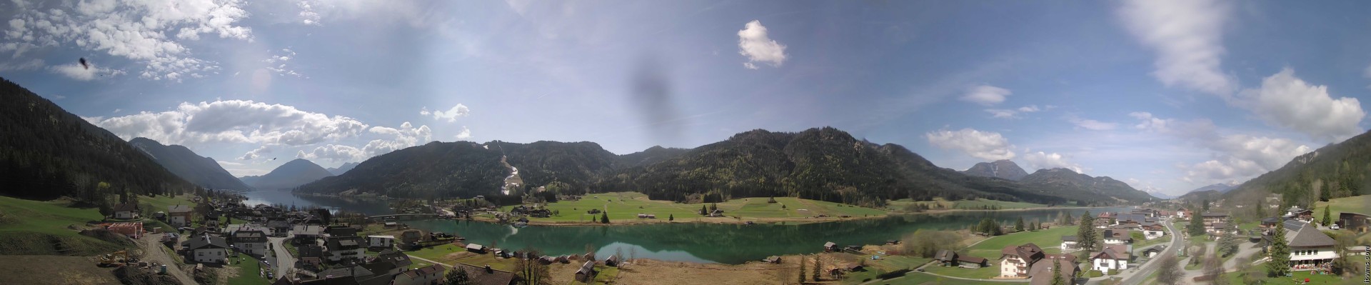 Archiv Foto Webcam Panoramablick auf den Weißensee in Kärnten