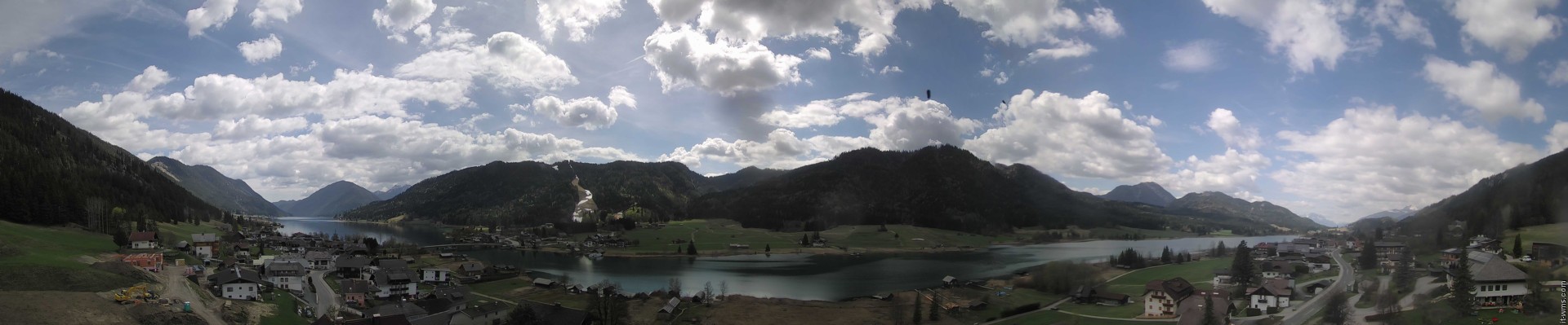 Archiv Foto Webcam Panoramablick auf den Weißensee in Kärnten