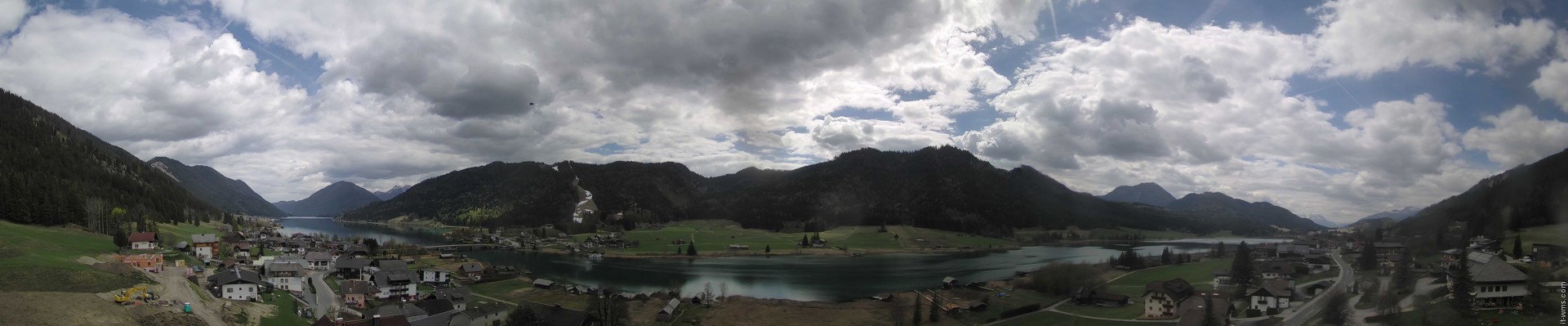 Archiv Foto Webcam Panoramablick auf den Weißensee in Kärnten