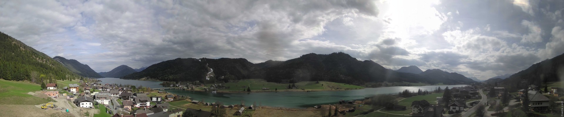 Archiv Foto Webcam Panoramablick auf den Weißensee in Kärnten