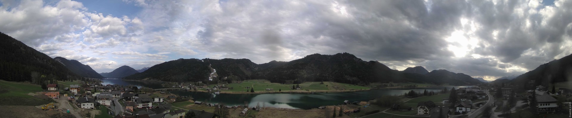 Archiv Foto Webcam Panoramablick auf den Weißensee in Kärnten