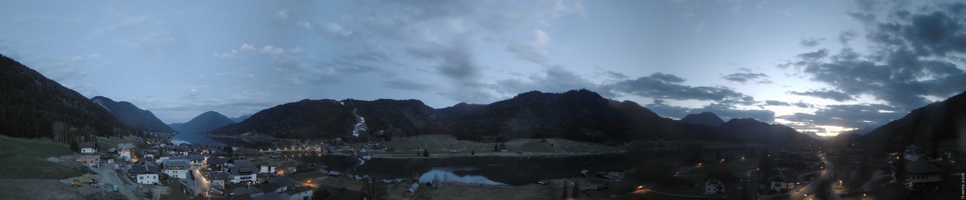 Archiv Foto Webcam Panoramablick auf den Weißensee in Kärnten