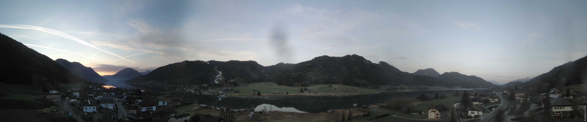 Archiv Foto Webcam Panoramablick auf den Weißensee in Kärnten