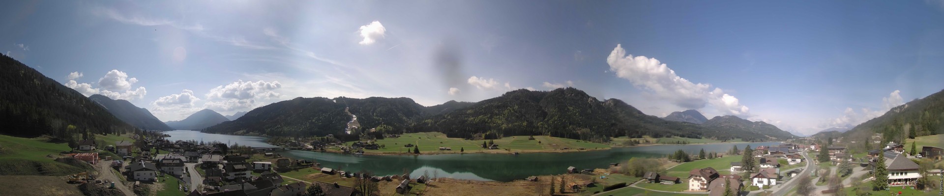 Archiv Foto Webcam Panoramablick auf den Weißensee in Kärnten
