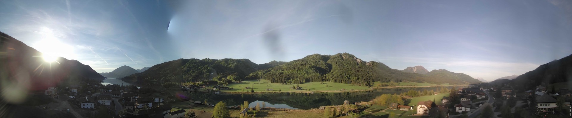 Archived image Webcam Weißensee lake (north of Hermagor)
