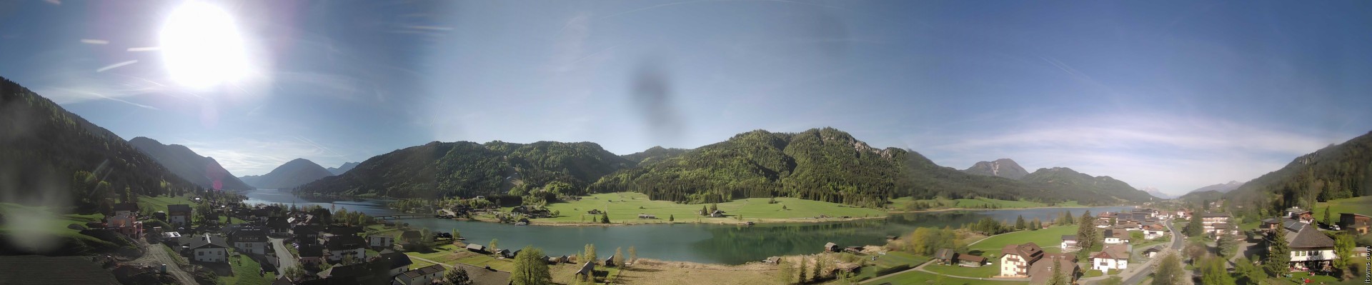 Archived image Webcam Weißensee lake (north of Hermagor)