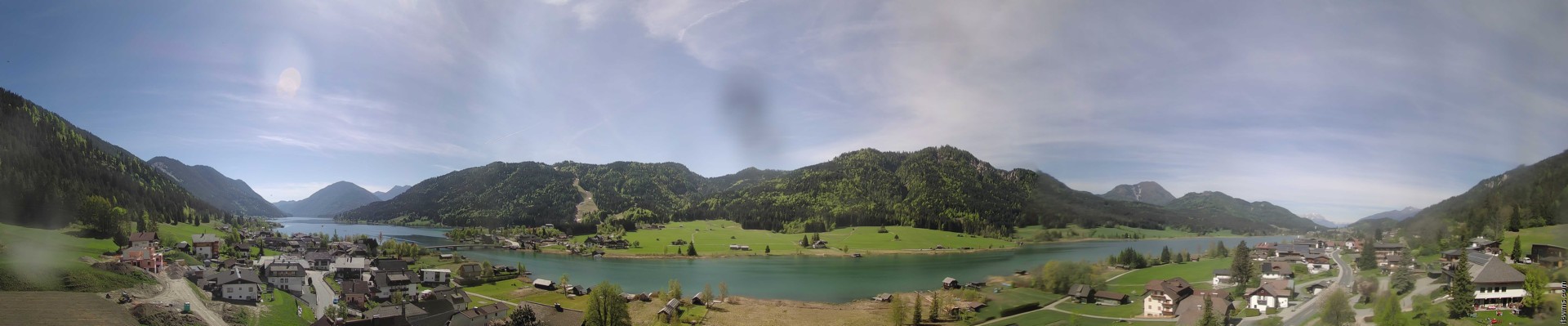 Archived image Webcam Weißensee lake (north of Hermagor)