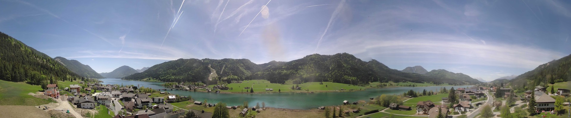 Archived image Webcam Weißensee lake (north of Hermagor)