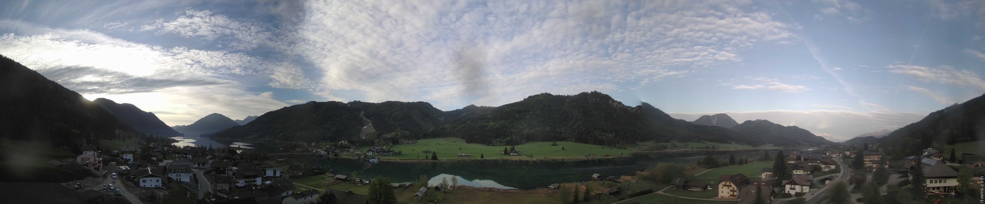 Archiv Foto Webcam Panoramablick auf den Weißensee in Kärnten