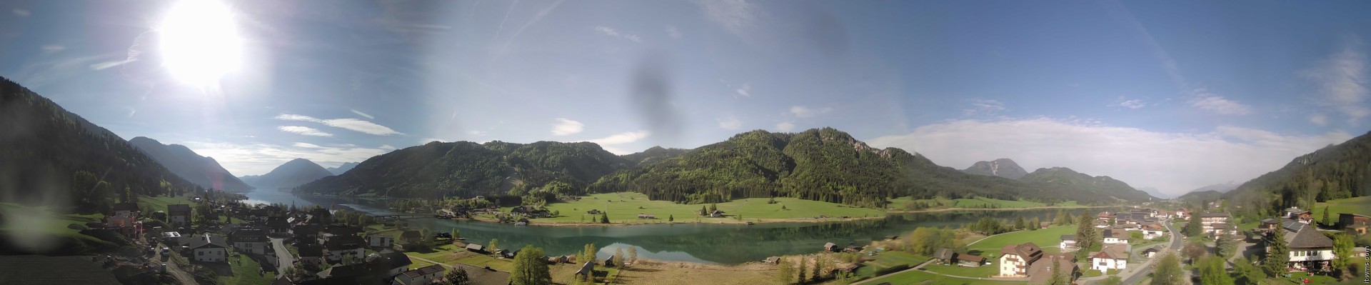 Archiv Foto Webcam Panoramablick auf den Weißensee in Kärnten