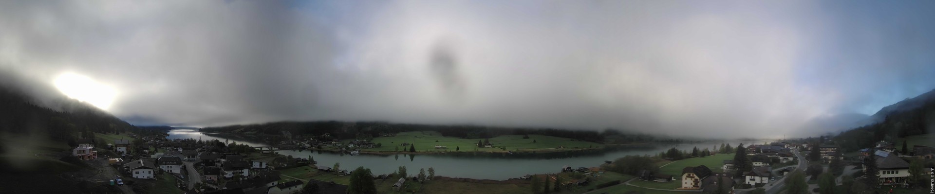 Archiv Foto Webcam Panoramablick auf den Weißensee in Kärnten