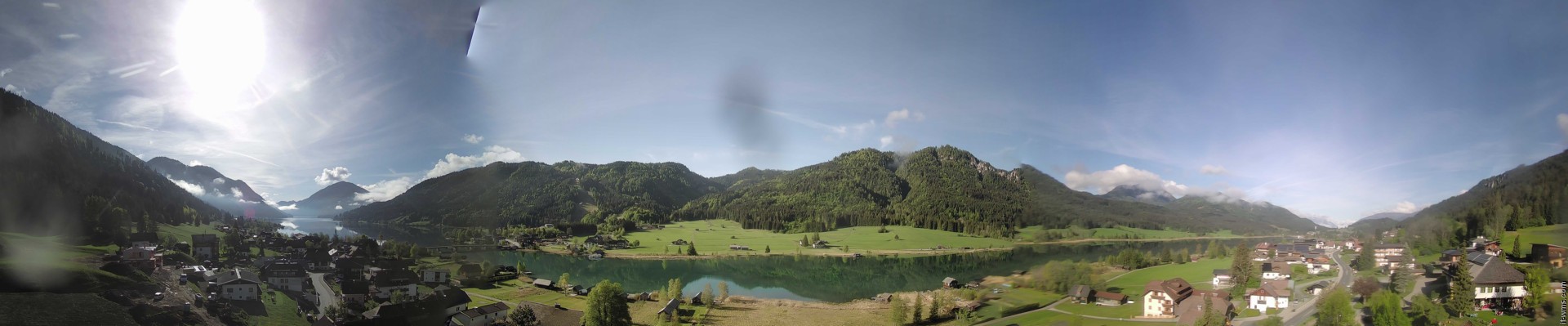 Archiv Foto Webcam Panoramablick auf den Weißensee in Kärnten