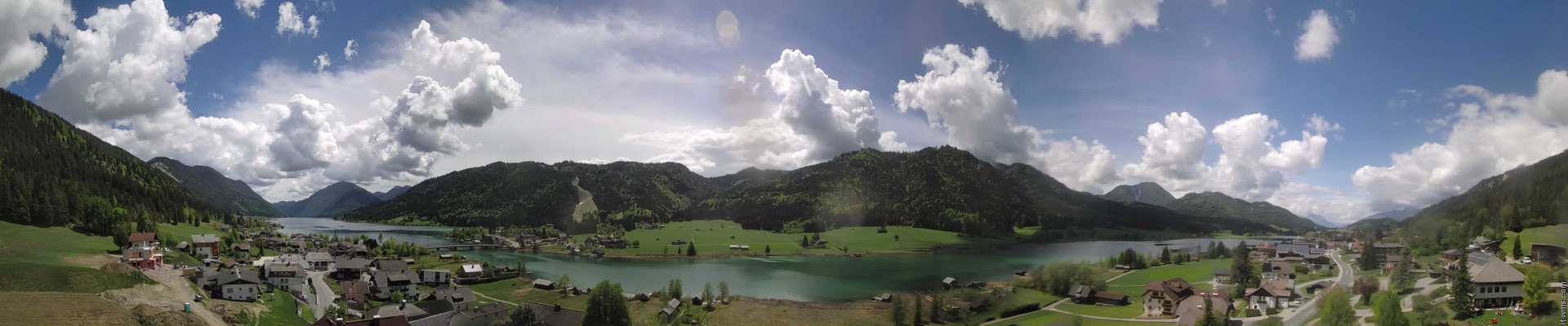 Archiv Foto Webcam Panoramablick auf den Weißensee in Kärnten