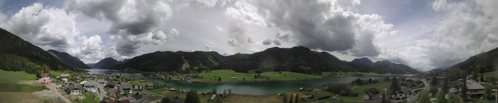 Archiv Foto Webcam Panoramablick auf den Weißensee in Kärnten