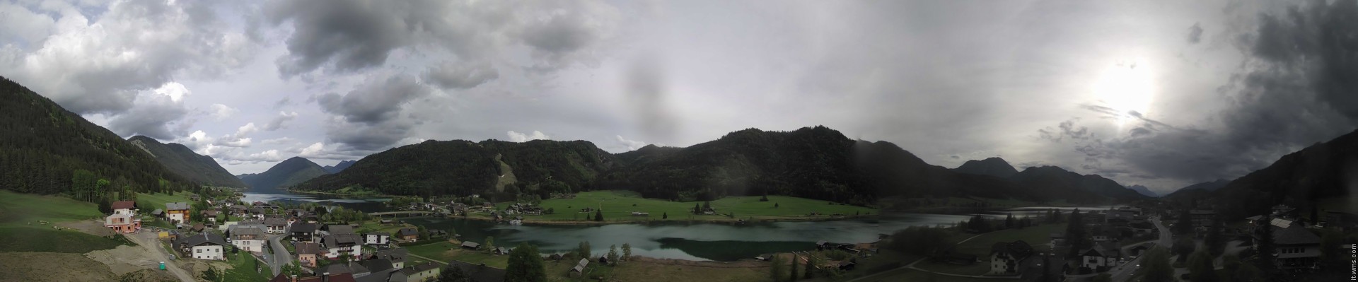 Archiv Foto Webcam Panoramablick auf den Weißensee in Kärnten