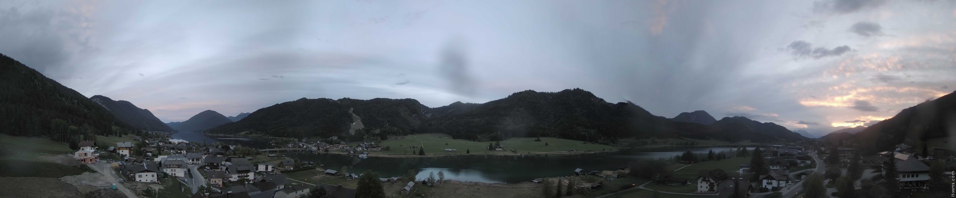 Archiv Foto Webcam Panoramablick auf den Weißensee in Kärnten