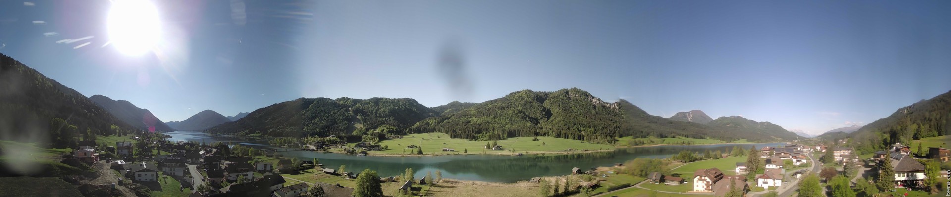 Archiv Foto Webcam Panoramablick auf den Weißensee in Kärnten