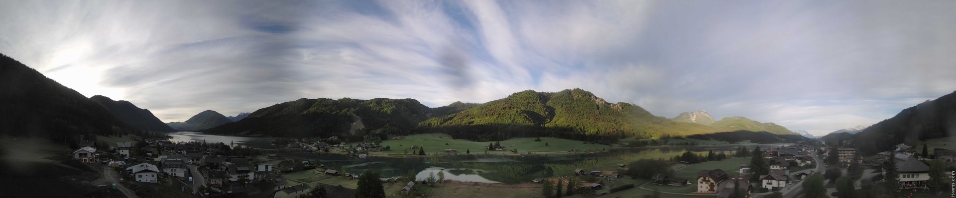 Archiv Foto Webcam Panoramablick auf den Weißensee in Kärnten