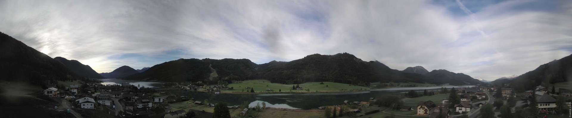 Archiv Foto Webcam Panoramablick auf den Weißensee in Kärnten