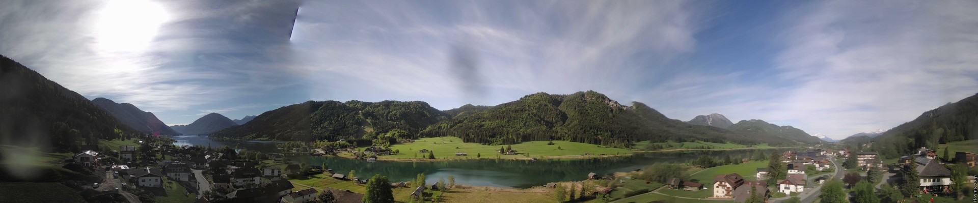 Archiv Foto Webcam Panoramablick auf den Weißensee in Kärnten