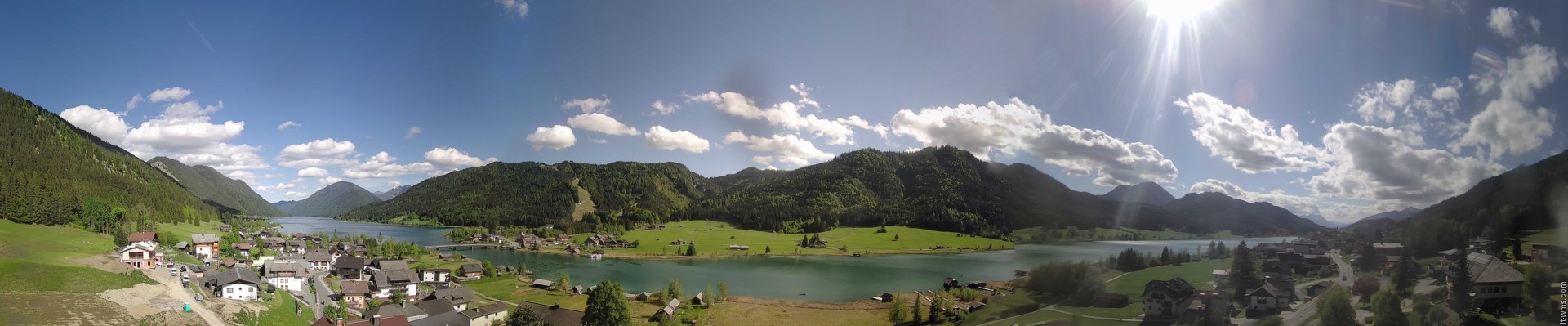 Archiv Foto Webcam Panoramablick auf den Weißensee in Kärnten