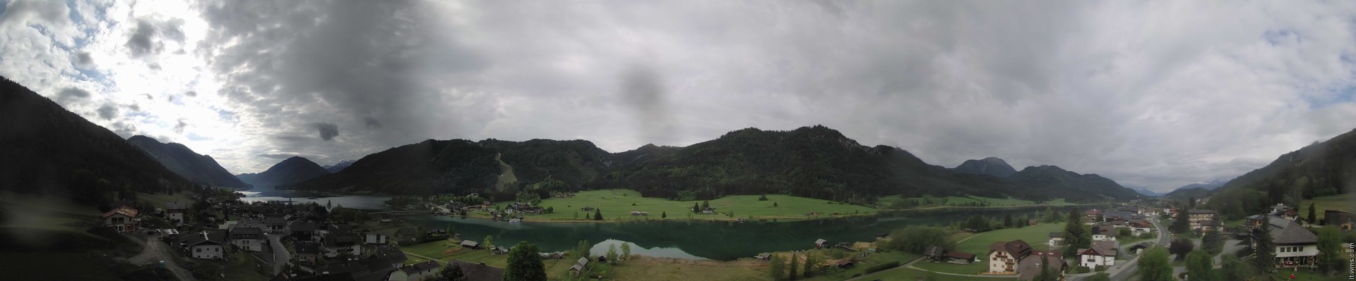 Archiv Foto Webcam Panoramablick auf den Weißensee in Kärnten